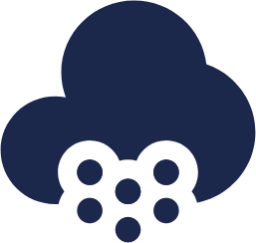 Cloud Snowfall Minimalistic icon