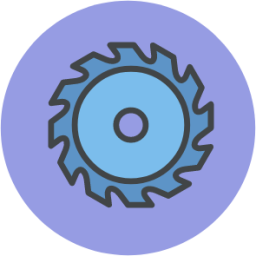 construction circular saw icon