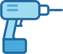 construction drill icon