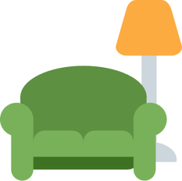 couch and lamp emoji