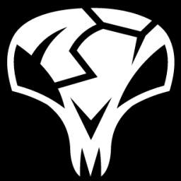 cracked alien skull icon