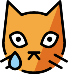 crying cat emoji