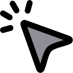 cursor click icon