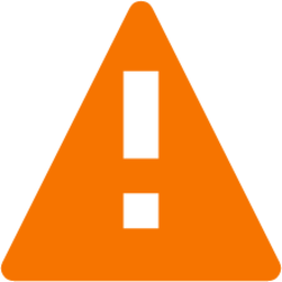 data warning icon