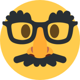 disguised face emoji