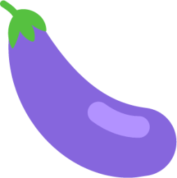 eggplant emoji