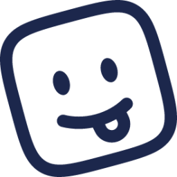 Emoji Funny Square icon