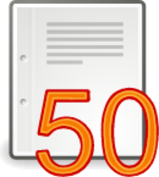 fifty per page icon