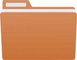 folder color brown icon