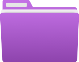 folder color purple icon