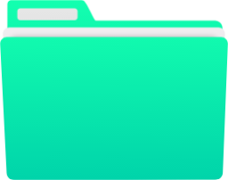 folder cyan icon