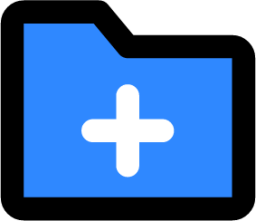 folder plus icon