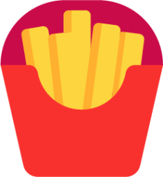 french fries emoji