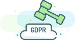 gdpr privacy legal law fine illustration