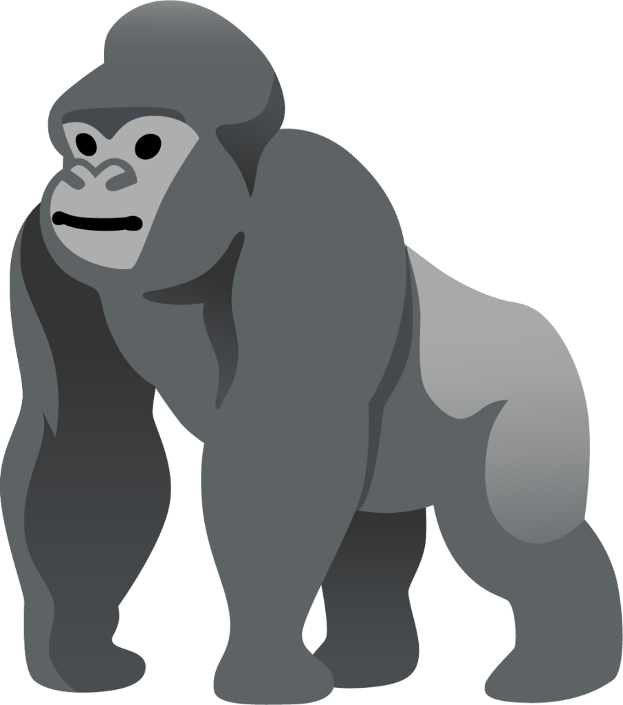 gorilla emoji