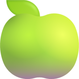 green apple emoji