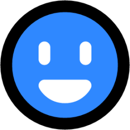 grinning face with open mouth icon