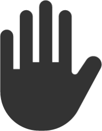 Hand icon