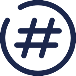 Hashtag Circle icon