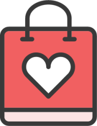 heart bag icon