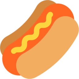 hot dog emoji