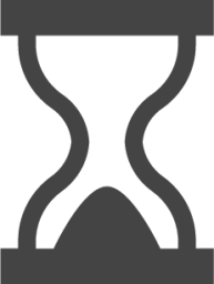 hourglass end icon