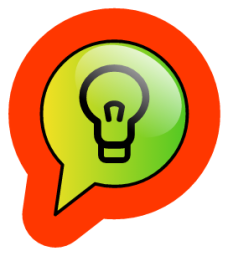 idea yellowgreen icon