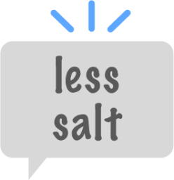 less salt icon