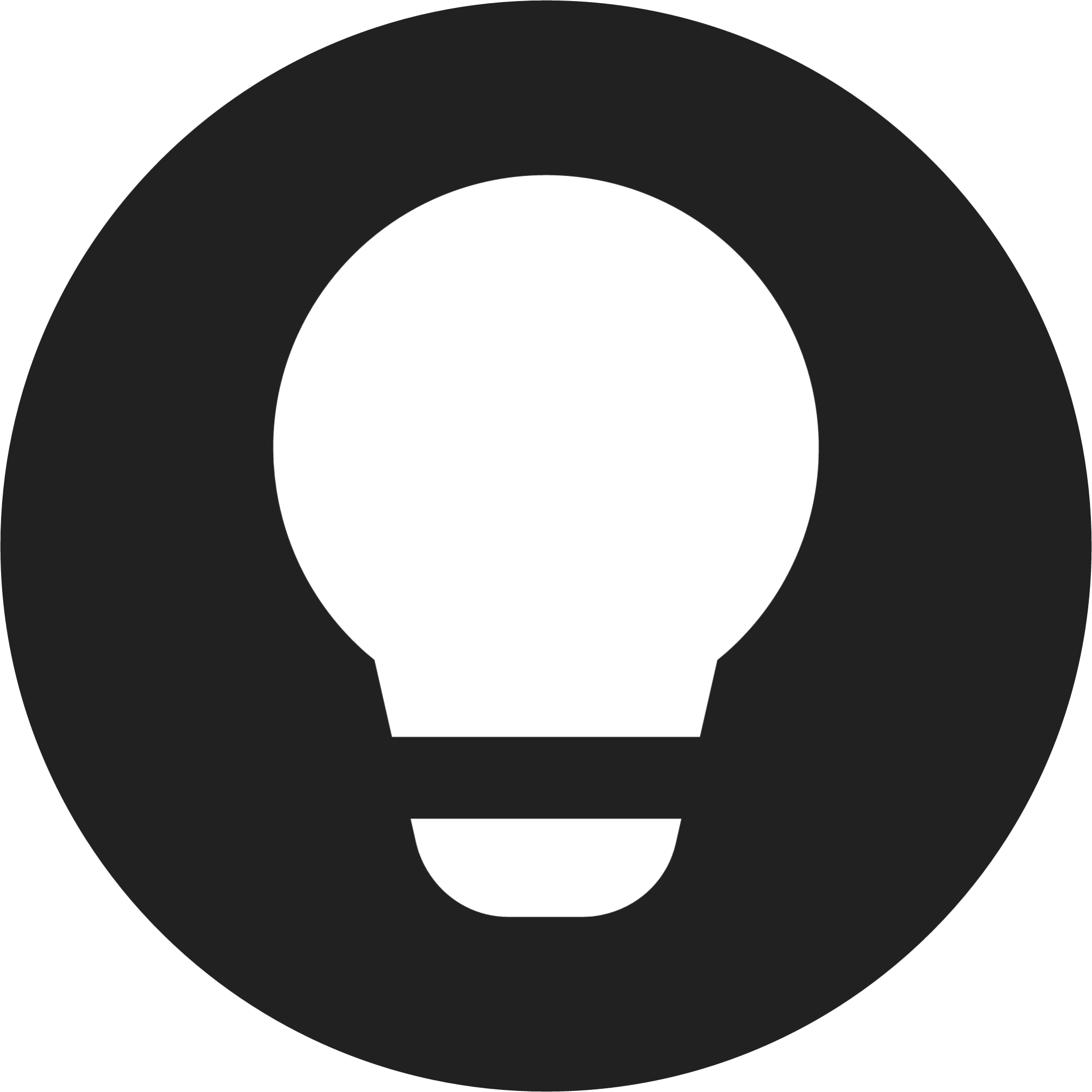 Lightbulb Circle icon