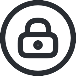 lock circle icon