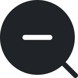 magnifier2 (rounded filled) icon