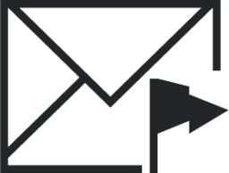 mail flag icon