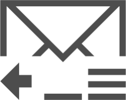 mail reply list icon