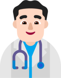 man health worker light emoji