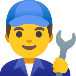 man mechanic emoji