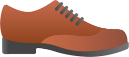 man’s shoe emoji