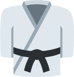 martial arts uniform emoji