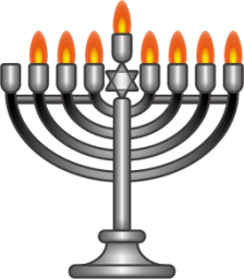 menorah (seventh night) emoji