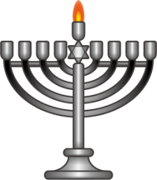 menorah (shamash) emoji