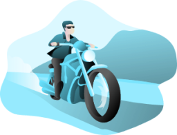 Motorcycle illustration