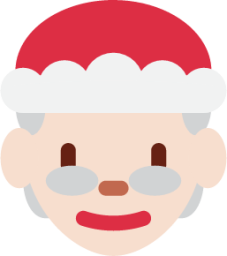 Mrs. Claus: light skin tone emoji