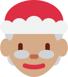 Mrs. Claus: medium skin tone emoji