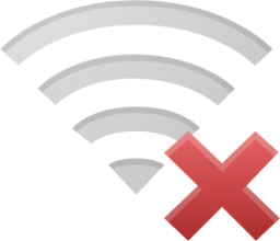 notification network wireless disconnected icon