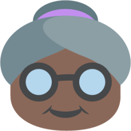 older woman tone 5 emoji