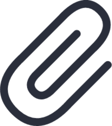 paperclip icon