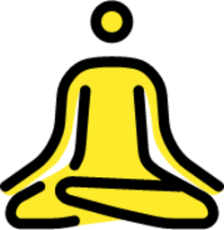 person in lotus position emoji