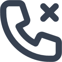 phone missed call icon