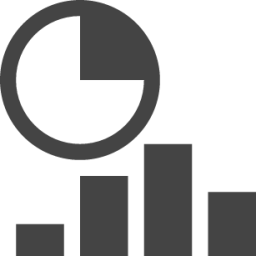 pie bar chart icon