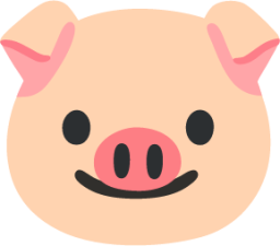 pig face emoji