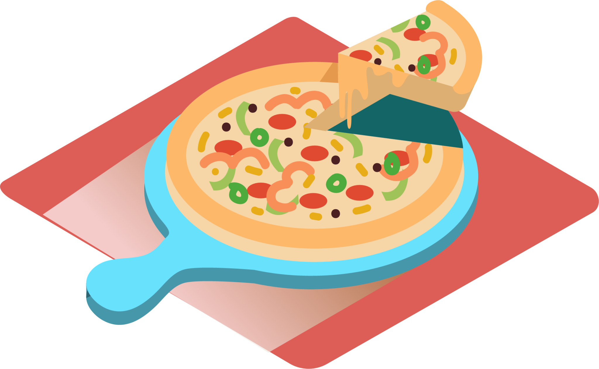 Pizza illustration